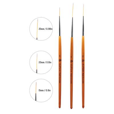 Fine Details Nail Art Liner Brush, Brush Nail Design Liner, for Professional