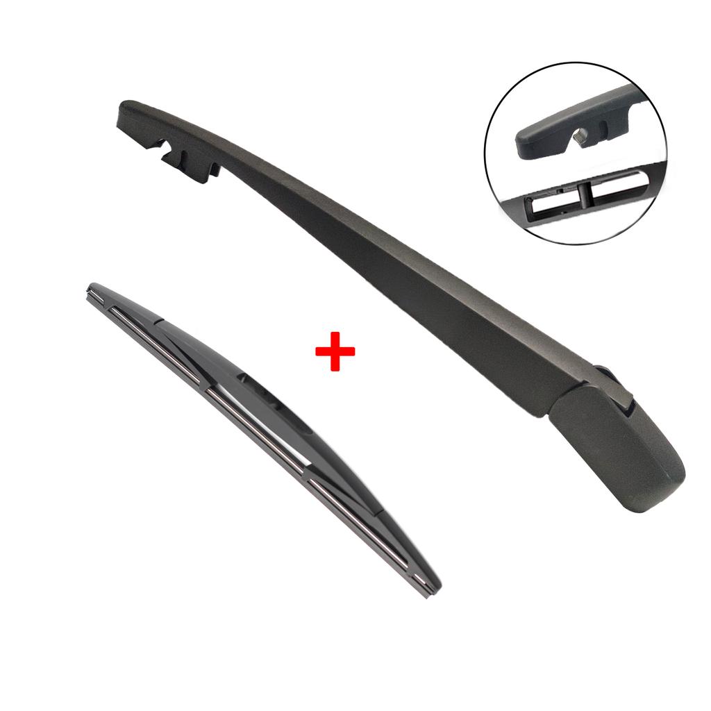 Rear Wiper Blade & Arm Set Kit For Honda Steam 2001-2006 Windshield Windscreen Rear Window