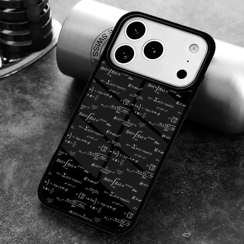 Science Math Physics Formulas Phone Case For iPhone 17,16e,15,14,13,12,11,Mini,Pro,MAX Soft Silicone Cover
