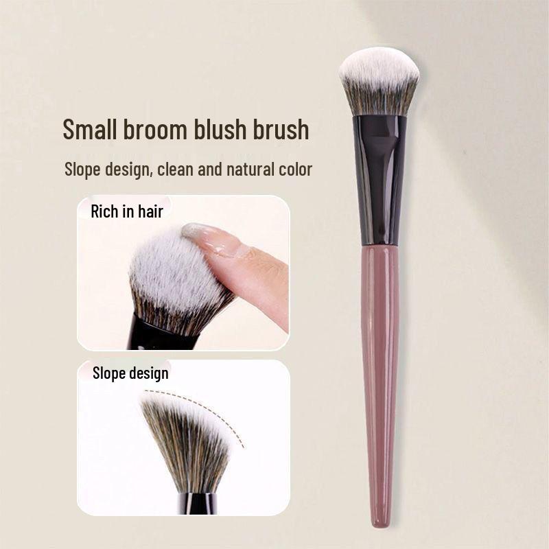 5-Piece Beginner Makeup Brush Set: Eyeshadow, Blush, Eyelash Comb