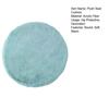 45cm Plush Seat Cushion Soft Imitation Rabbit Fur Thicken Keep Warm Round Seat Hip Protective Non-slip Living Room Chair