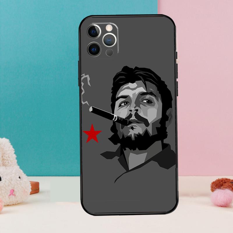 Che Guevara Cigarett Phone Case For iPhone 17 Air 16 15 13 12 11 14 Pro Max 12 13 Mini 15 16 Plus 16e Cover Coque