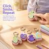 3D Printed Fantasy Flying Dragon Clicker Keychain Decompression Button Toy  Party Favor
