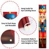 2PCS Nutcracker Soldier Banner Christmas Door Curtain Merry Christmas Decoration for Home 2026 Xmas Navidad Natal New Year Gifts