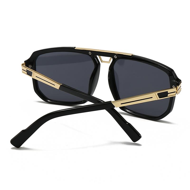 Export New Modern Retro Large Frame Men'S Sunglasses Ins Style Street Shooting Big Brand Ink Lh279