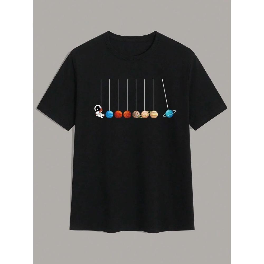 Футболка Cartoon Planet для мужчин из хлопка, роскошный бренд, модная, большого размера, повседневная, с коротким рукавом, классическая, уличная, новое поступление, футболка S-4XL S