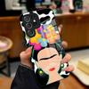 F-Frida Kahlo Handyhülle Für Samsung A25 A13 A33 5G A54 A36 A35 A56 A52 A14 Stoßfeste Glasabdeckung