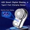 Cordless Mini Electric Shaver USB Rechargeable Men's Beard Trimmer  for Face Body