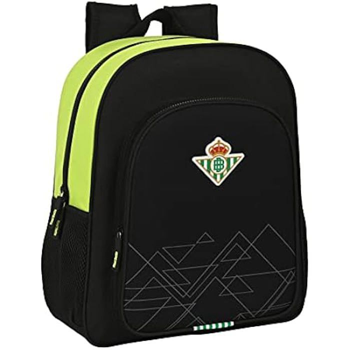 Mochila Junior - SAFTA - Real Betis Balompié - Vert - Adaptable sur chariot - Mixte