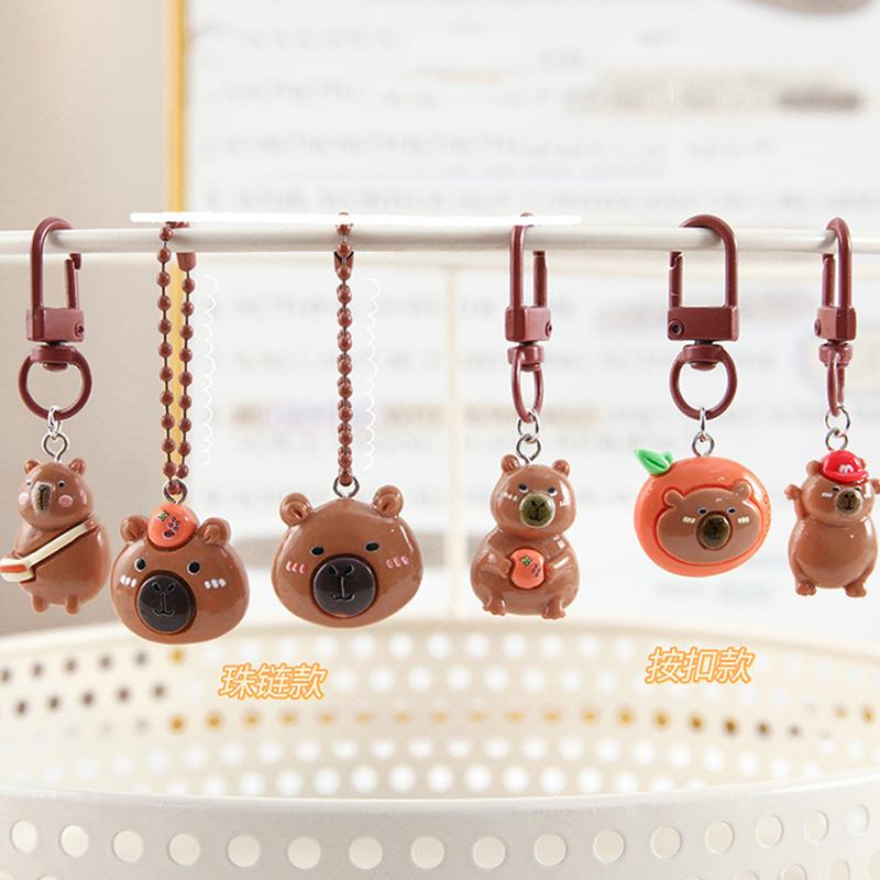 Милый мультяшный брелок Capybara для наушников — фото 7