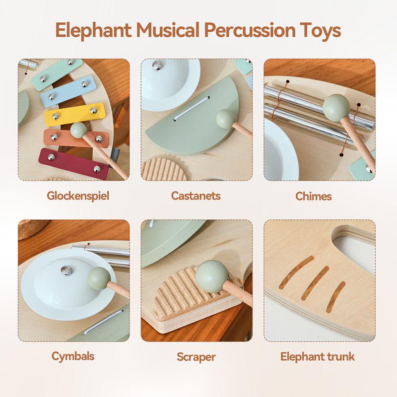 Children's Educational Elephant Xylophone Toy