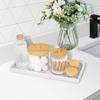 Rectangular/Oval Bathroom Vanity Tray Silicone Countertop Valet Tray Bathroom Counter Tray  Kitchen