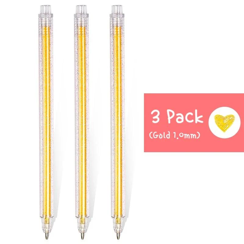 8/12/18 Farben Glitzer Gelstifte 1,0 MM Farbe Gelstift für Schule Büro Malbuch Notizbücher Zeichnen Kritzeln DIY Kunst Marker