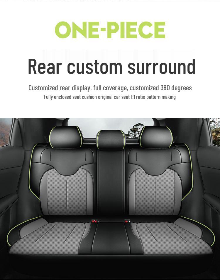 Changan Qiyuan Q05 Leather Car Seat Cushion - Fits 26 Models, All-Season, Universal Five-Seater Cover