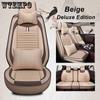 Car Seat Cover Linen Special Seat Cover Four Seasons Universal Seat Cushion Full Envelope Fabric Seat Cover Cushion