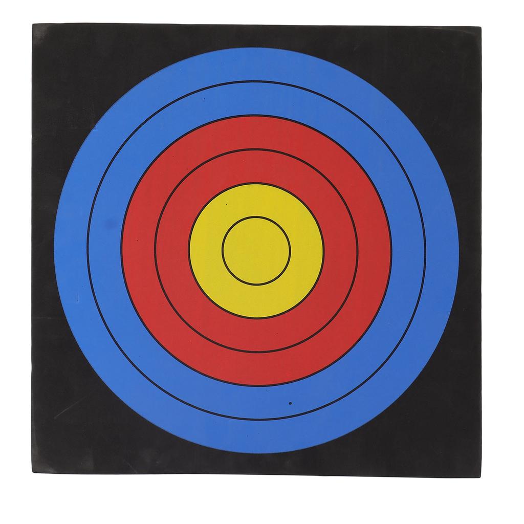 Square EVA Arrow Target 10 Ring Color Printing Stackable Outdoor Portable Archery Arrow Target Practice Hunting Target