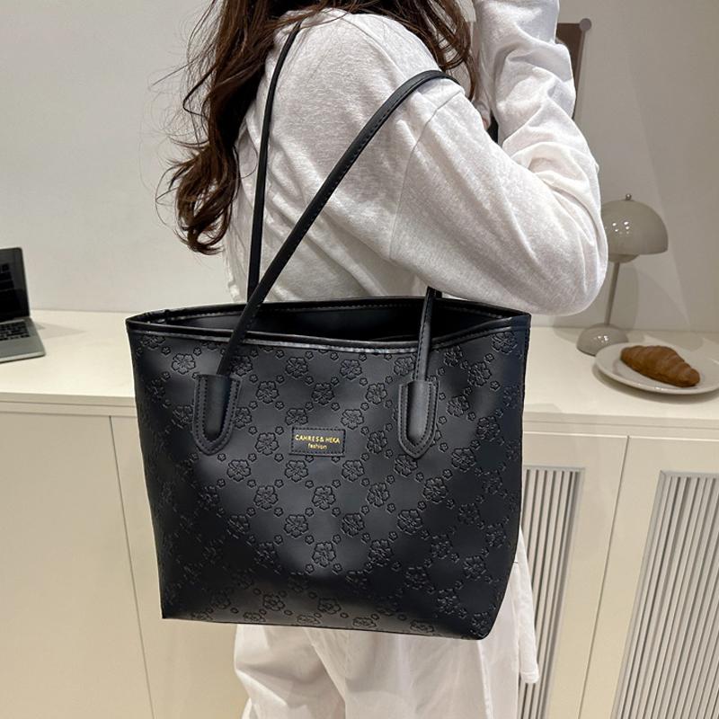 New Fashionable Large-Capacity Women's Tote Bag Shoulder Bag Simple and Versatile Commute Handbag KTB