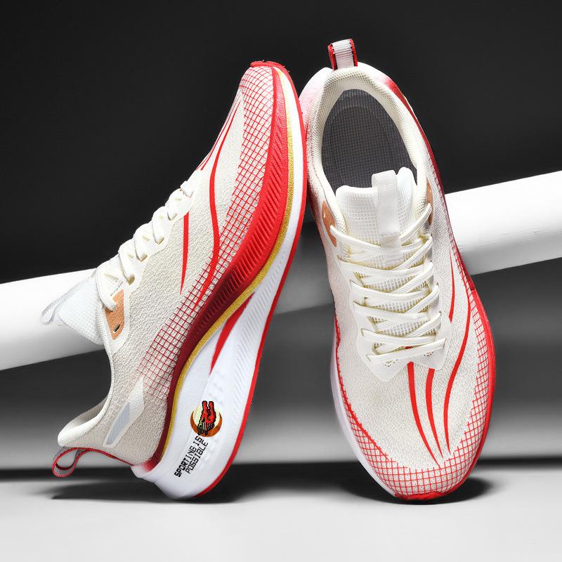 Running Shoes Men's Red Rabbit 7pro Shock Absorption Ultra-light Professional Summer Breathable Older Children's Youth Children's Sports Running Shoe