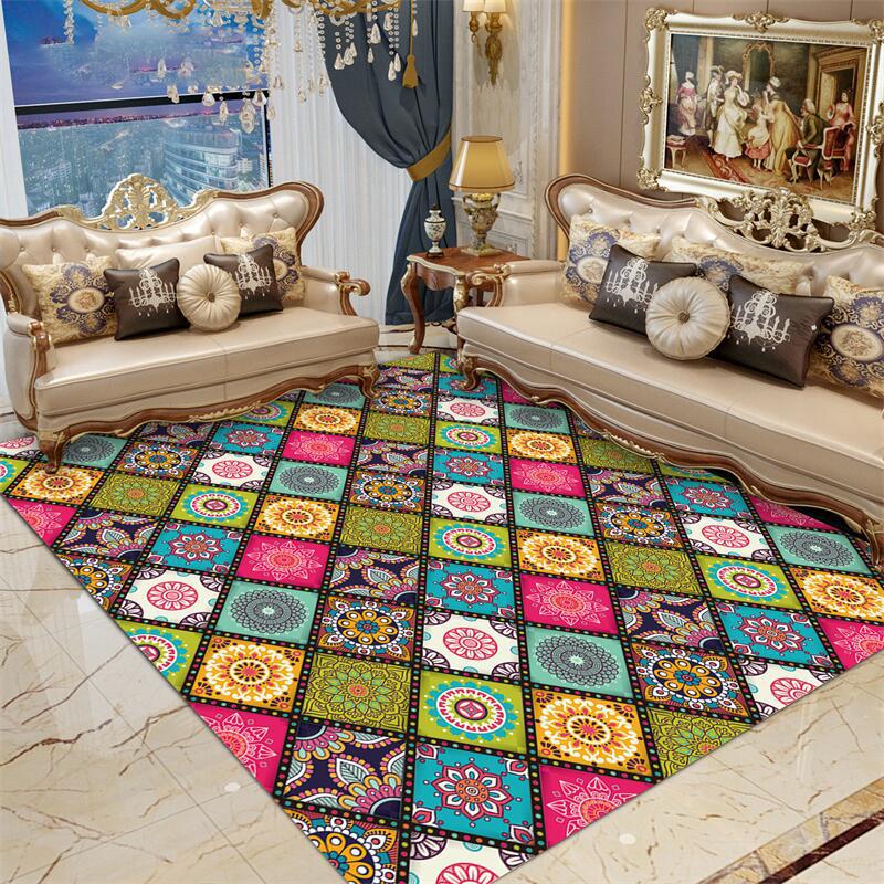Fashionable Nordic Minimalist Carpet. Living Room, Sofa, Coffee Table Mat, Bedroom Bedside Blanket Bohemian Style