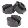 Vehicle Lift Point Support Insert Pair, Two Piece Rubber Cushion Contact Set with Center Channel and Routine Garage Service Utility