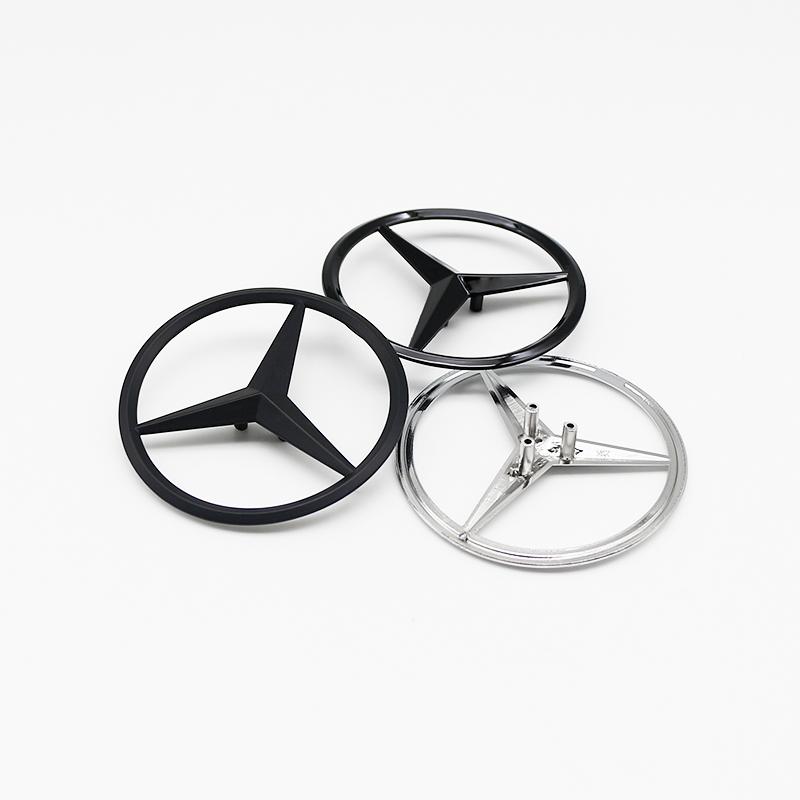 Chrome Black Rear Star Badge For Benz W205 A2058174500 Mercedes Logo W177 W176 GLA GLC GLE A1778170100 Auto Tuning Accessories