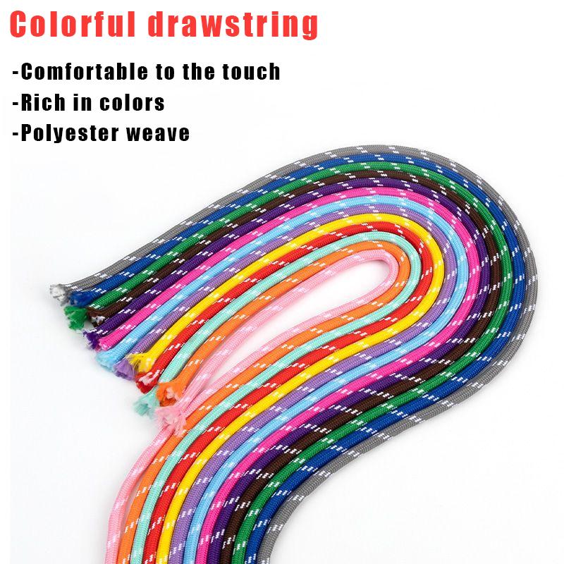 Diy Hand-Woven Mobile Phone Bag Lanyard With 5Mm Thick Colored White Dot Round Cord
