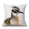 European Birds Red Cardinal Flamingo Toucan Duck Hen Parrots Animals Painting Cushion Cover Pillow Case Bedroom Decoration