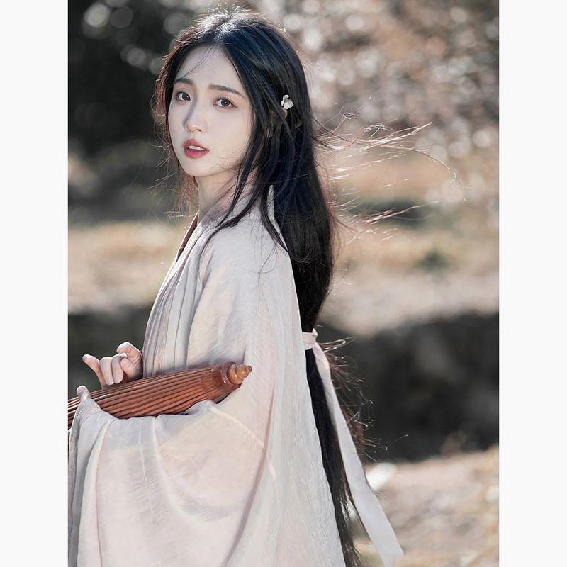 Chinese Wei And Jin Dynasties Style Hanfu Women's Photography Costume Folk Dance Costume Suit