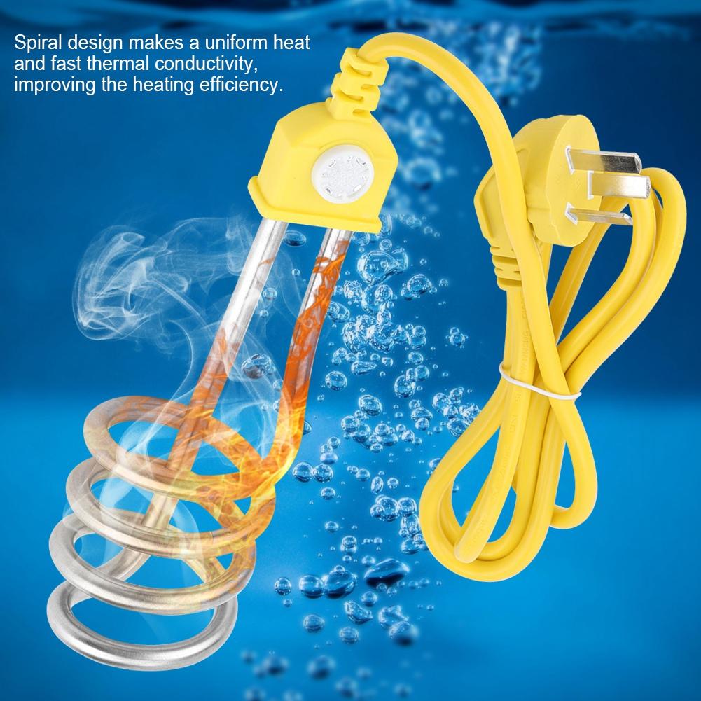 Încălzitor electric portabil cu imersie Boiler Tub spiralat Element de încălzire a apei 1800W