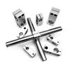 1Pcs Vertical Fixed Diameter Steel Pipe Fixing Bracket Aluminum Alloy Fastening Cross Clip
