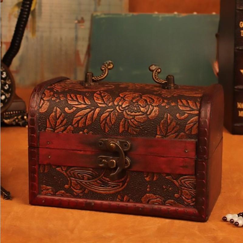 Wooden Chinese Style Storage Box For Accessories And Home Decorations Gifts