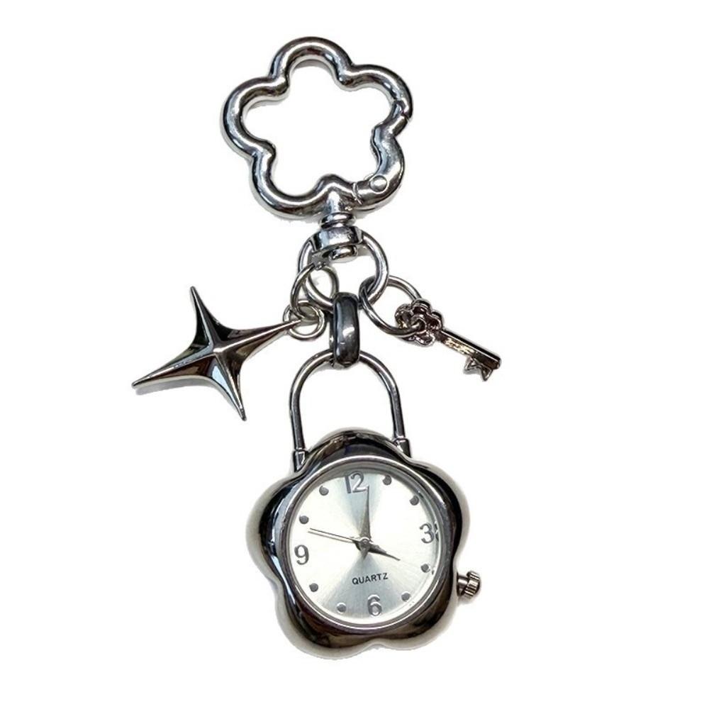 Handgefertigter Steampunk Uhr Schlüsselanhänger Vintage Look Paar Stil Schlüsselanhänger Taschenuhr Rucksack Anhänger