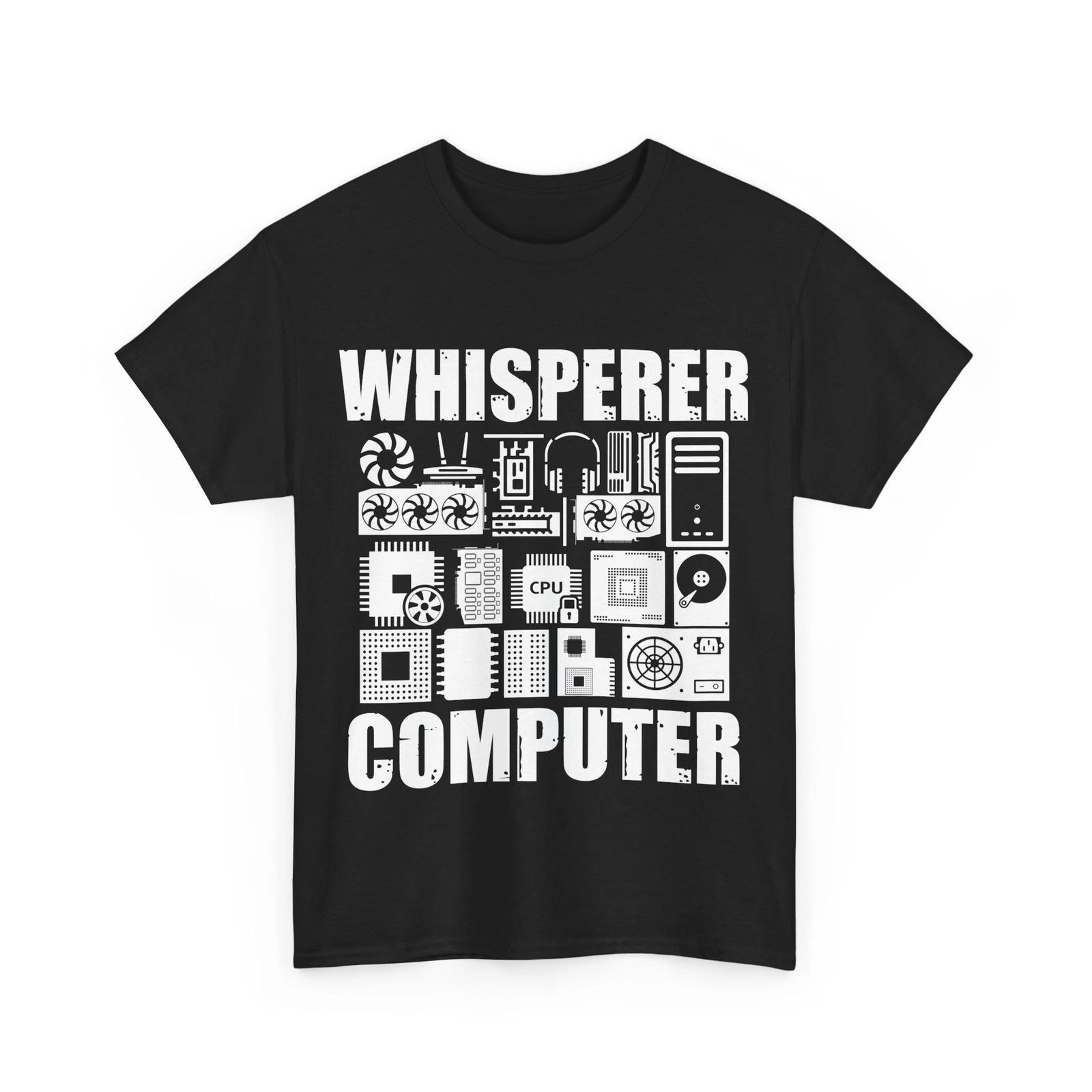 Technical Support Shirt, Programming Shirt, Computer Whisperer T-shirt L