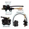 Rear Foot Brake Clutch Hydraulic Master Cylinder for 50cc-125cc Dirt Bike/ATV