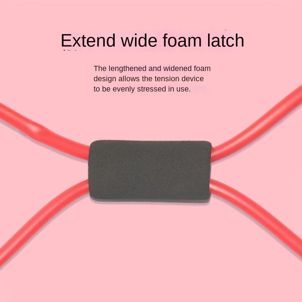 TPE Yoga Stretch Band 8-shaped Elastic Band High Quality Yoga Belts  Home Fitness Equipment