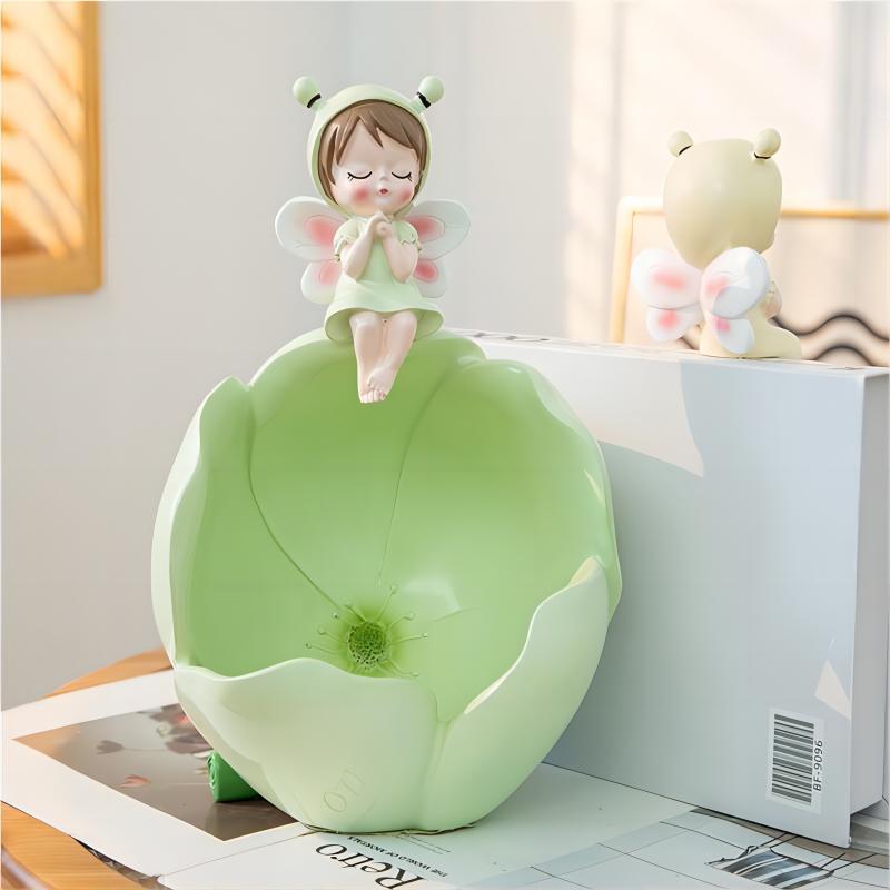 

Украшения из смолы «Цветочная фея», забавный и милый дизайн, можно использовать для хранения ключей, а также для хранения конфет.