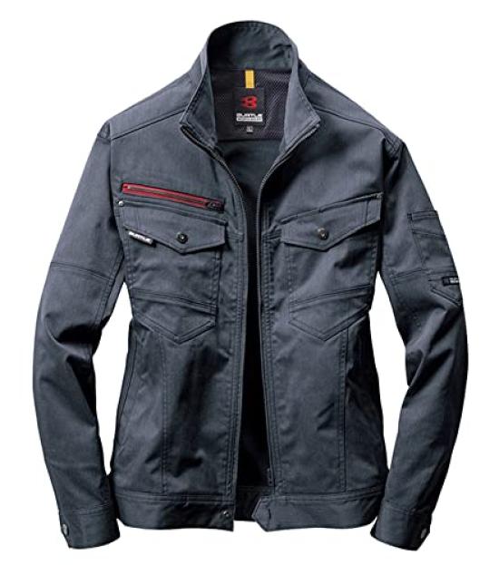 [BURTLE] Workwear BURTLE 7051 7052 Top and Bottom Set ALL Seasons Fall/Winter Unisex Workwear (Indigo, L)