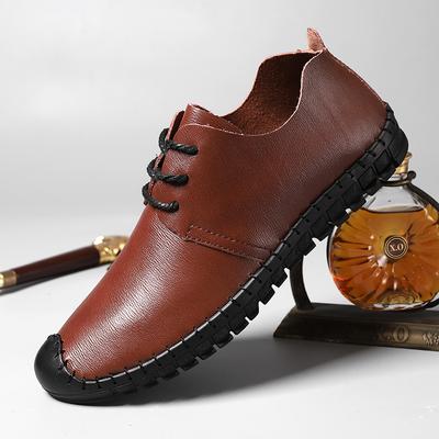 Handmade Genuine Leather Casual Leather Shoes Men Loafers Comfortable Driving Shoe Moccasins Man Flats Shoes