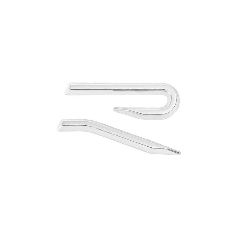2025 Hot R Logo Emblem Car Metal Body Tail Trunk Sticker Accessories For Volkswagen Tiguan Bora POLO PASSAT CC Touran GOLF Jetta