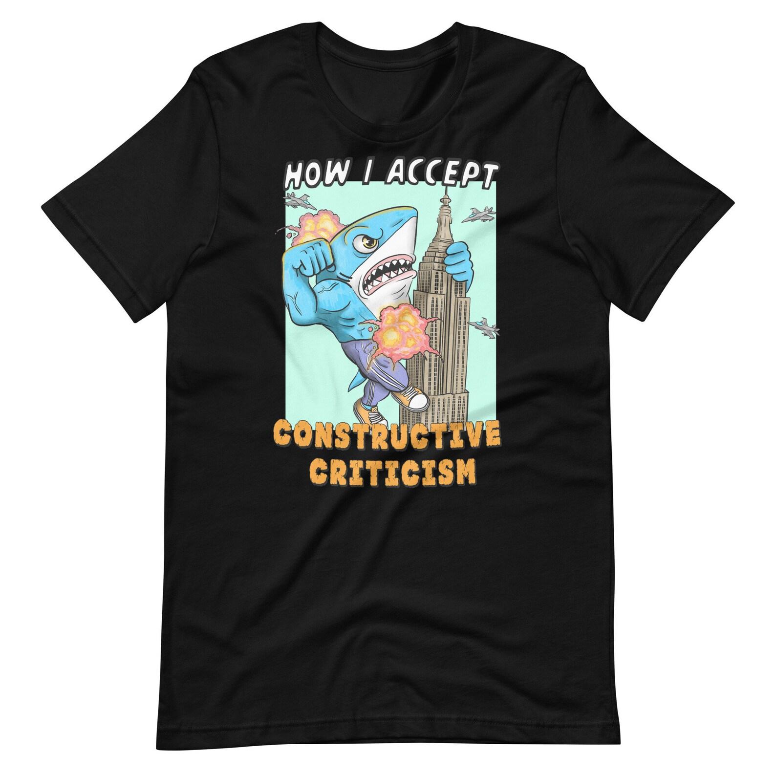 Constructive Criticism Unisex t-shirt S