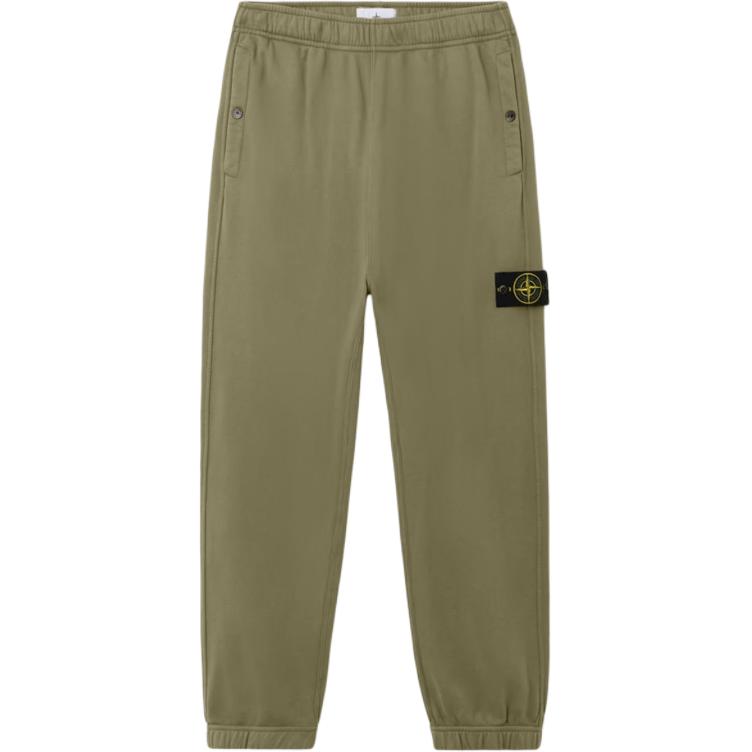STONE ISLAND SS26 Frühjahr Sommer Kollektion Seitenabzeichen Logo Bündchen Lässige Hose Unisex Hose L1S156200004S0410-V005G