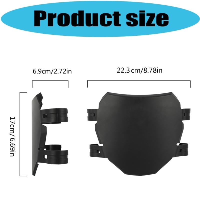 Number Plate PP Construction License Frame for Surron X/S Quick Installation Sturdy Build Motorcycle Modified Accessory