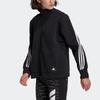 adidas Wrapped 3-Stripes Full-Zip Track Jacket Black Women GL0338