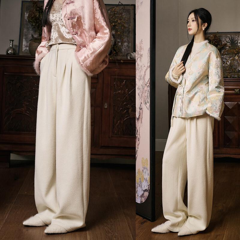 JK&JS Women's Autumn/Winter Wide-Leg Casual Pants