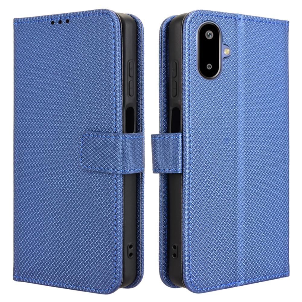 For Samsung Galaxy F06 5G/M06 5G Case PU Leather Diamond Texture Wallet Phone Cover