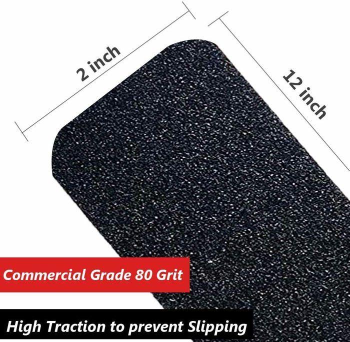 Ruban Antidérapant - ONTWIE - Grip - 8 Bandes - Adhésif Fort - Intérieur/extérieur