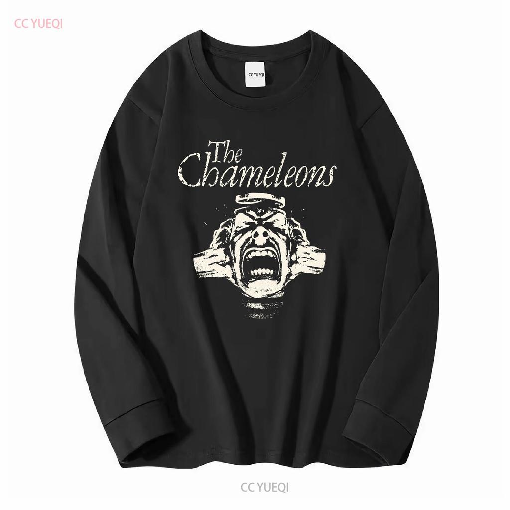 Vtg The Chameleons Band In Concert Tour Cotton Black All Size T Shirt KK577 long or short sleeves vintage Washed streetwear