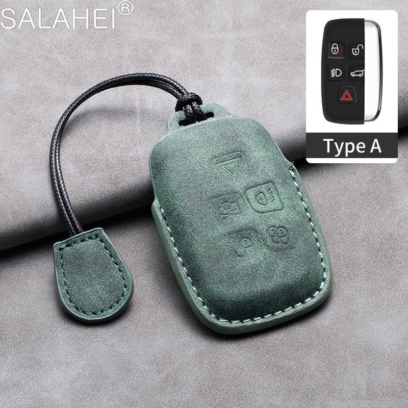 Car Key Case For Land Rover Discovery Range Rover Evoque Velar Sport For Jaguar E-Pace F-Pace F-Type XE XF XJ Inter Accessories