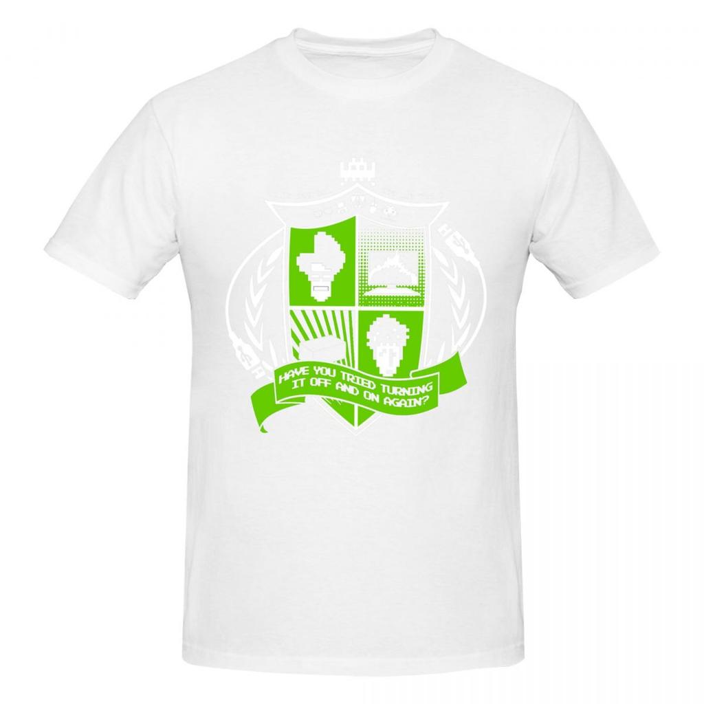Unisex The IT Crowd T Shirt Vintage Plus Size Cotton Crewneck Sleeve Custom Unisex Tshirt
