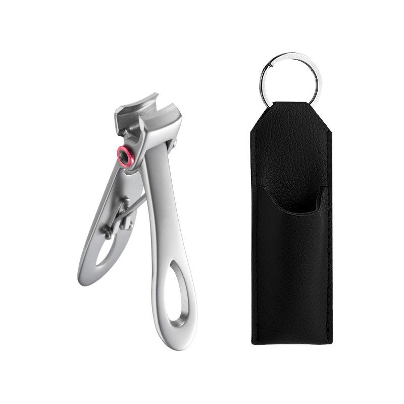 Stainless Steel Wide-Opening Anti-Splash Nail Clippers for Thick Toenails